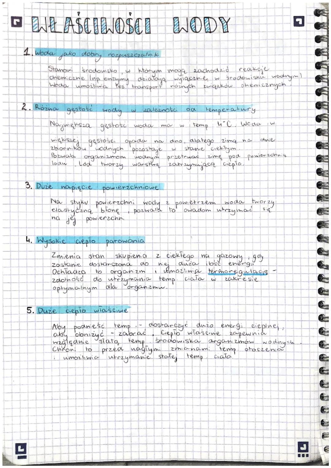 L
JI
znaczenie wody
dla organizmul
Woda występuje wewnątrz komórek organizmów, gdzie stanowi
Jest także składnikiem płynów ustrojowych
w kto