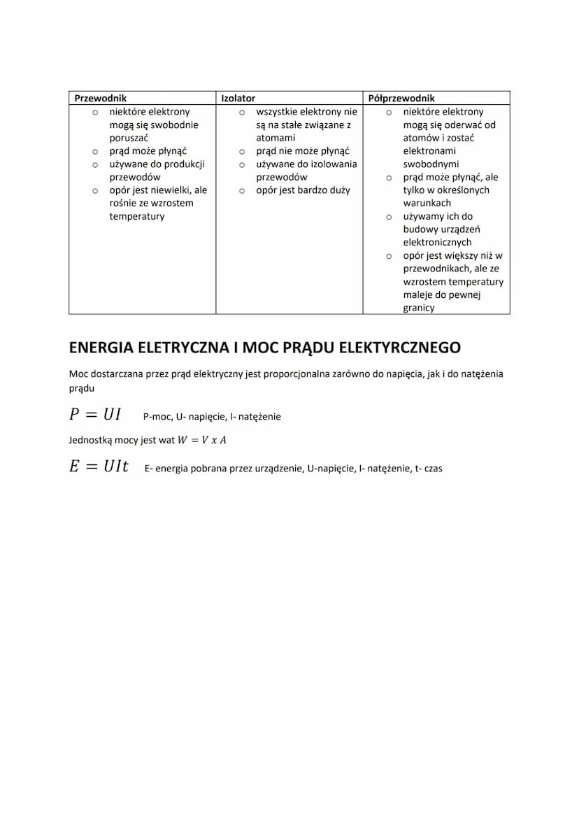 OBWODY ELEKTRYCZNE
Prąd elektryczny- uporządkowane przepływy ładunków (metale- przepływ elektronów, roztwory-
przepływ jonów, gazy- przepływ