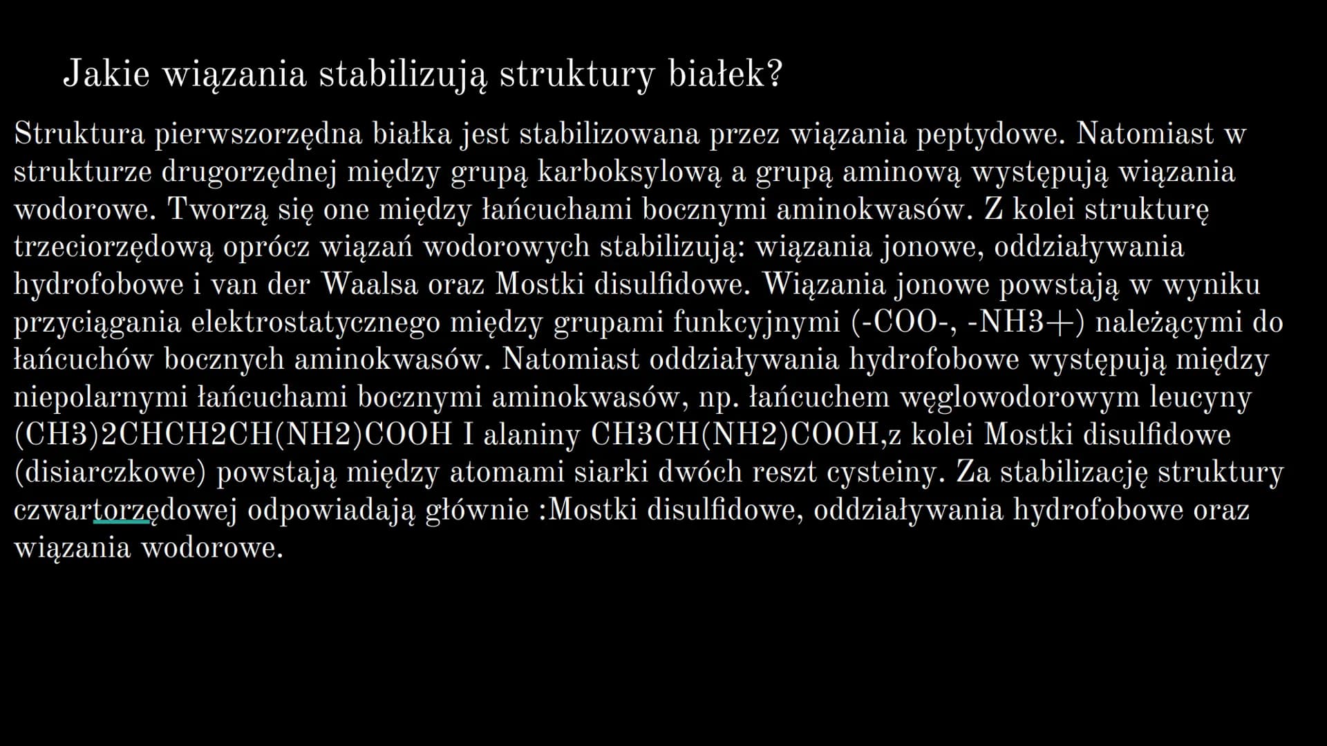 Białka
DELT
*******
BioStage Czym są białka?
Białka są polipeptydami zawierającymi 100 lub więcej reszt
aminokwasowych połączonych wiązaniam