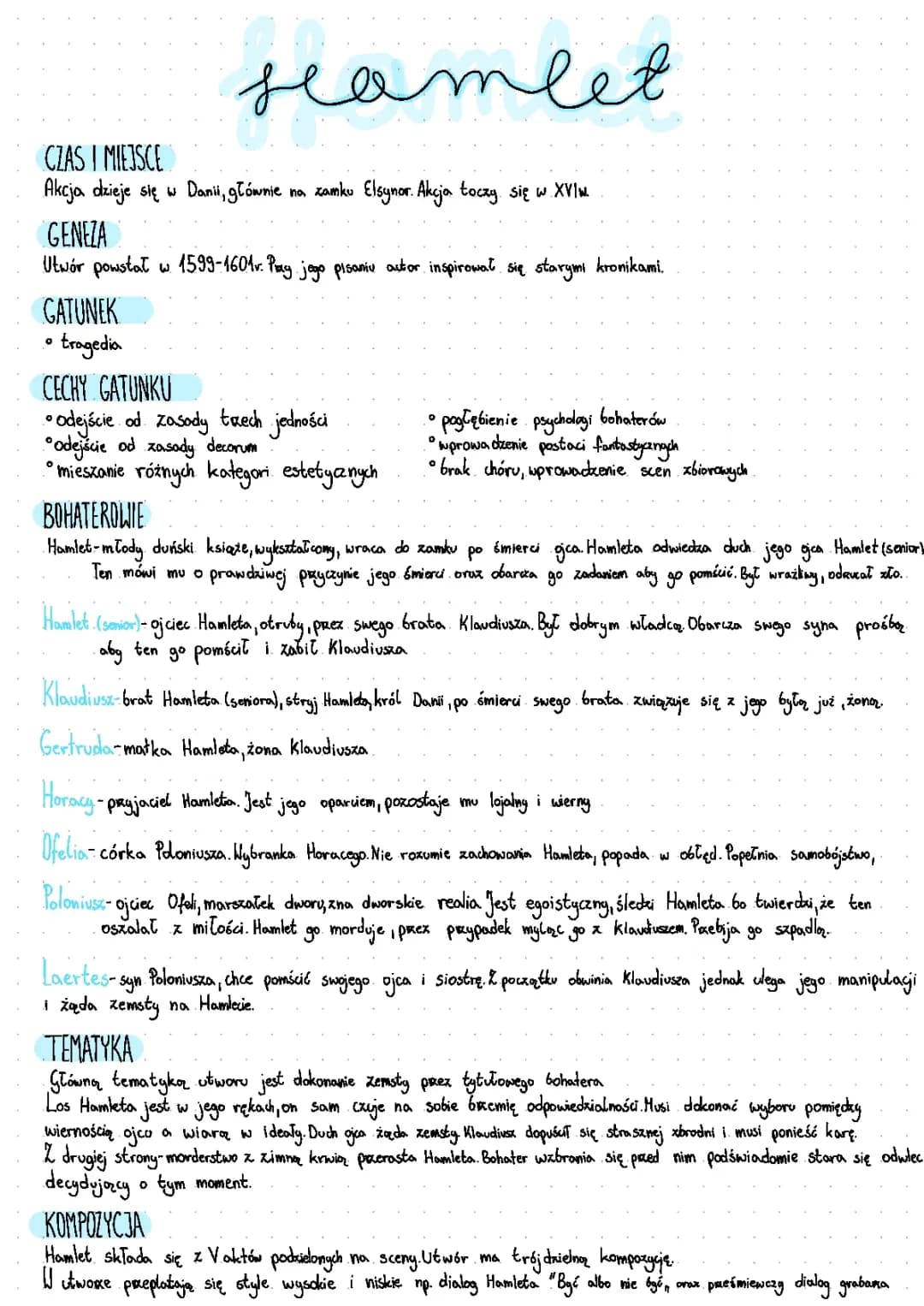 Hamlet - Streszczenie, Opracowanie PDF i Ciekawe Fakty