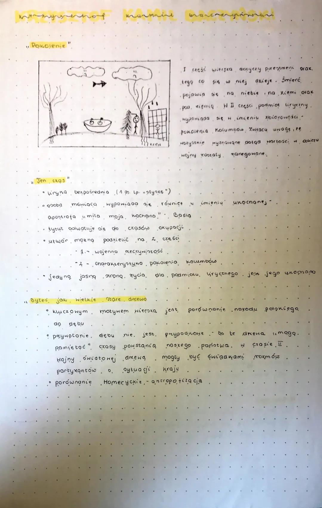 Poezja Krzysztofa Kamila Baczyńskiego 