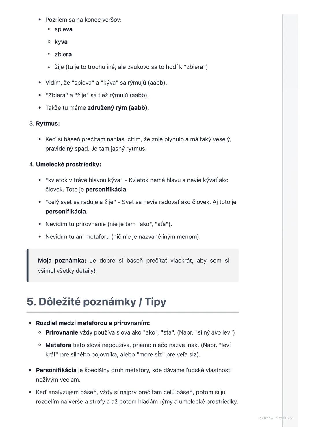 # Poézia

1. Prehľad poézie

Poézia je jeden z hlavných literárnych žánrov, ktorý sa líši od prózy (príbehov a
rozprávok) tým, že je písaná 