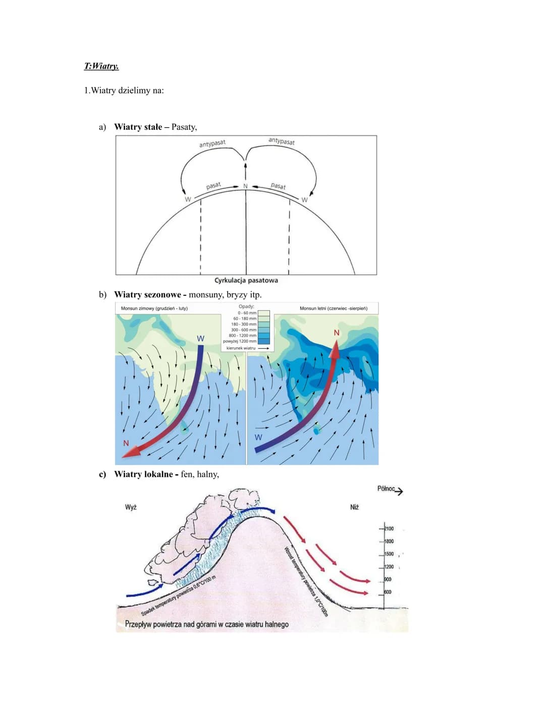 T: Temperatura powietrza.
1.Czynniki kształtujące temperaturę powietrza:
a) szerokość geograficzna - wraz z jej wzrostem wiązka promieni sło