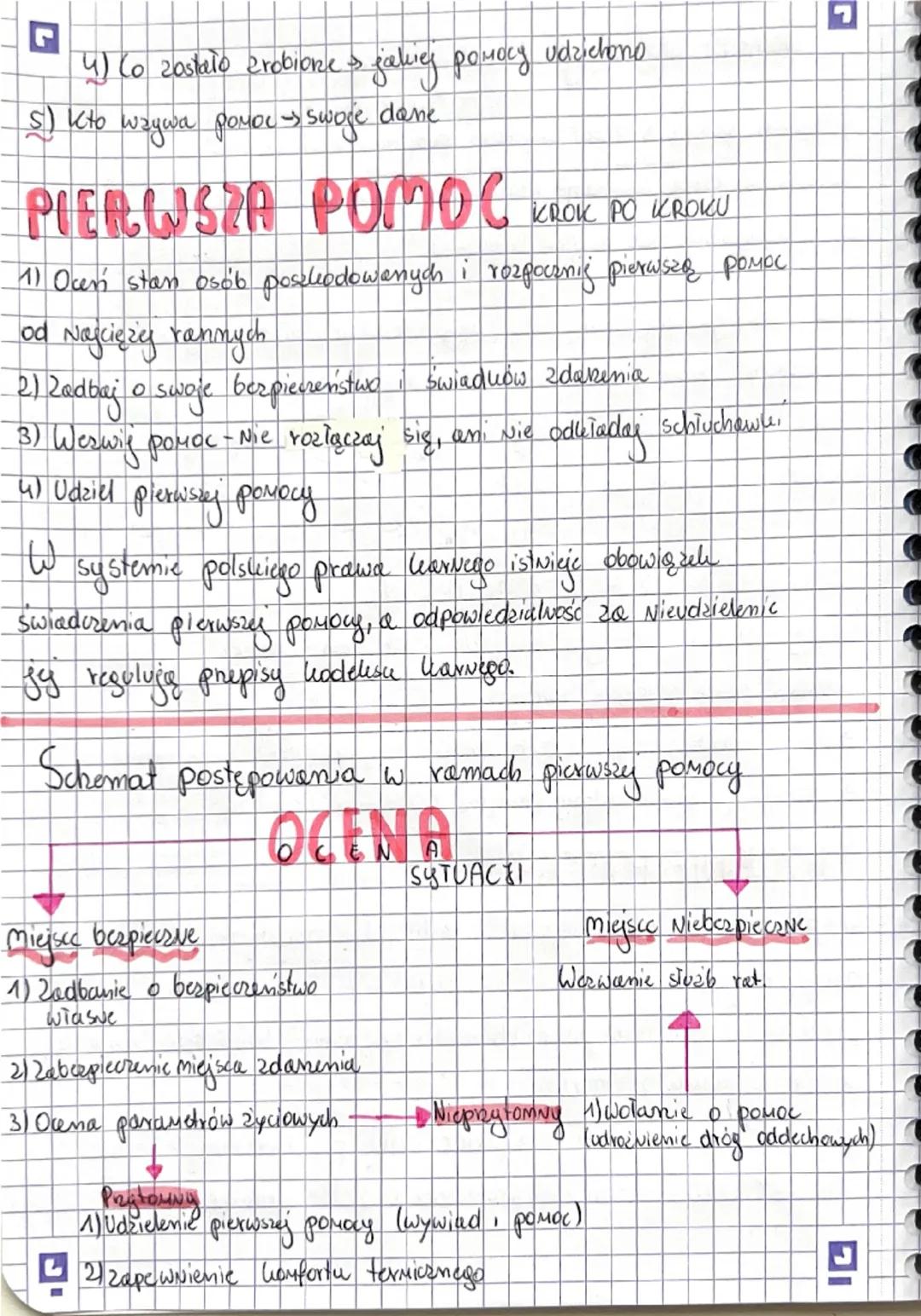 # Temat: Organizacja pierwszej pomocy

Pierwsza pomoc - zespół czynności podejmowanych w celu ratowania osoby w stanie nagłego zagrożenia zd