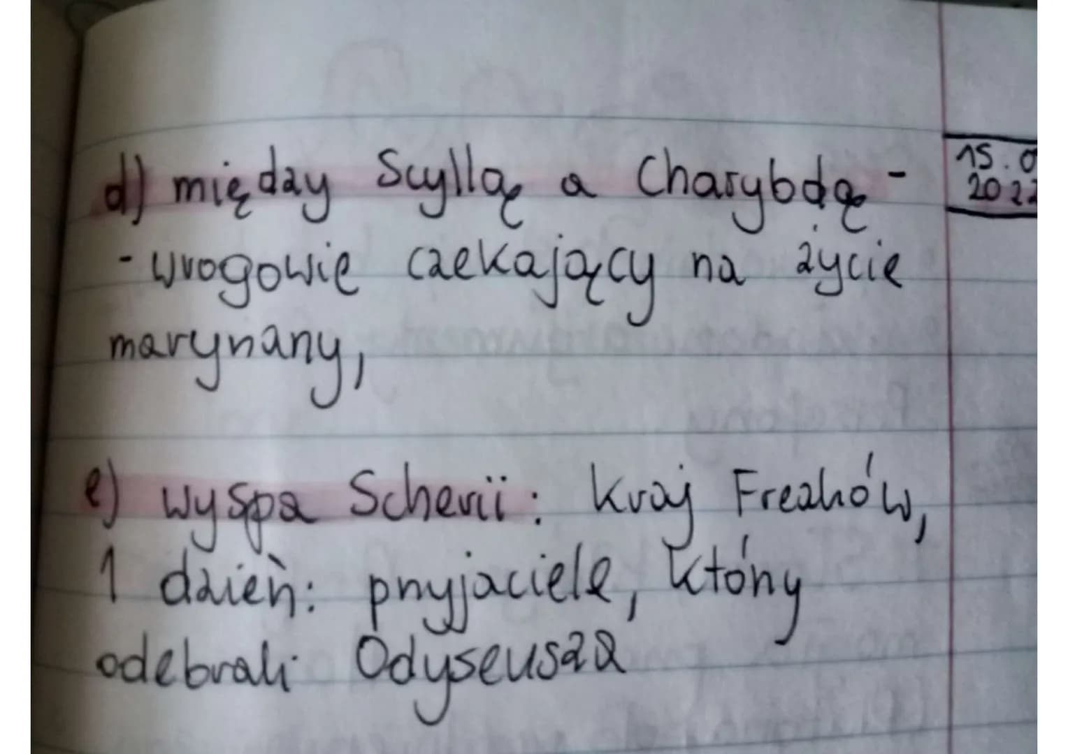 Sekcja
Temat: Niezwykle pnygody.
Odyseusza. KS:
2nam
historię Odyseusza
i wymieniam jego physody
O
1. Kolejne etapy podrozy
Odyseusza:
a)
Fo