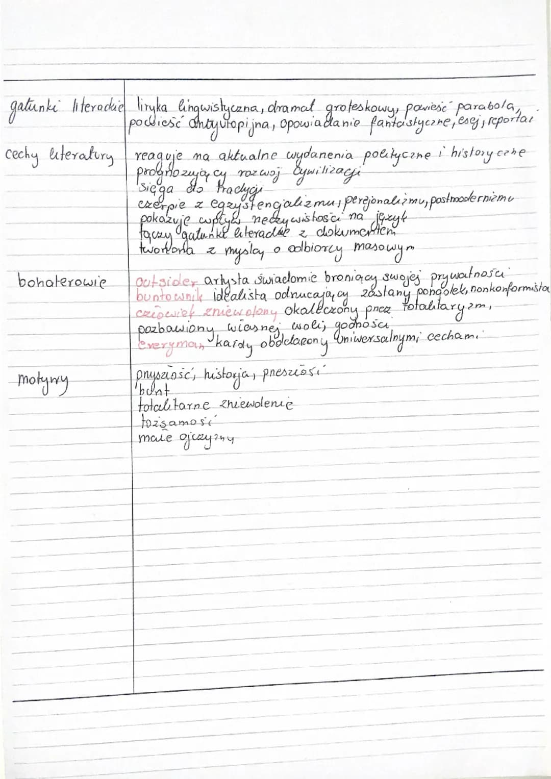 nazwa
ramy
czasowe
pojęcia klucz.
Filozofia
Wspotresnasé
euspocoeczenosc → zjawiska kulturowe
noswa nieprecyzyjna
od 1945. do dziś
1945, kon