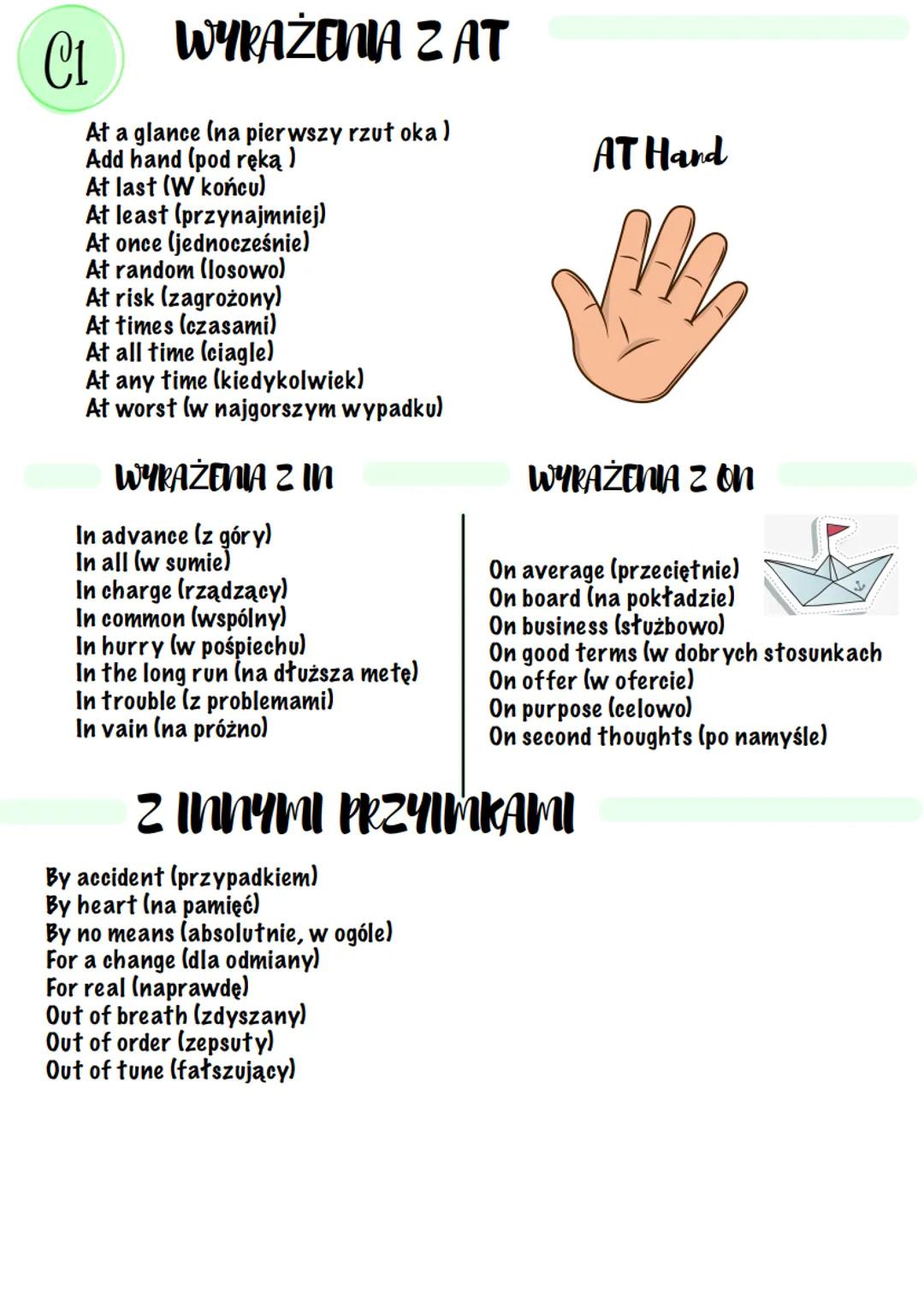 od brzyimki a
A1
TEA-REX
Przyimki miejsca
By/beside (przy)
On (na)
Behind (za)
above/over (nad)
In front of (przed)
In (w)
Between (pomiędzy