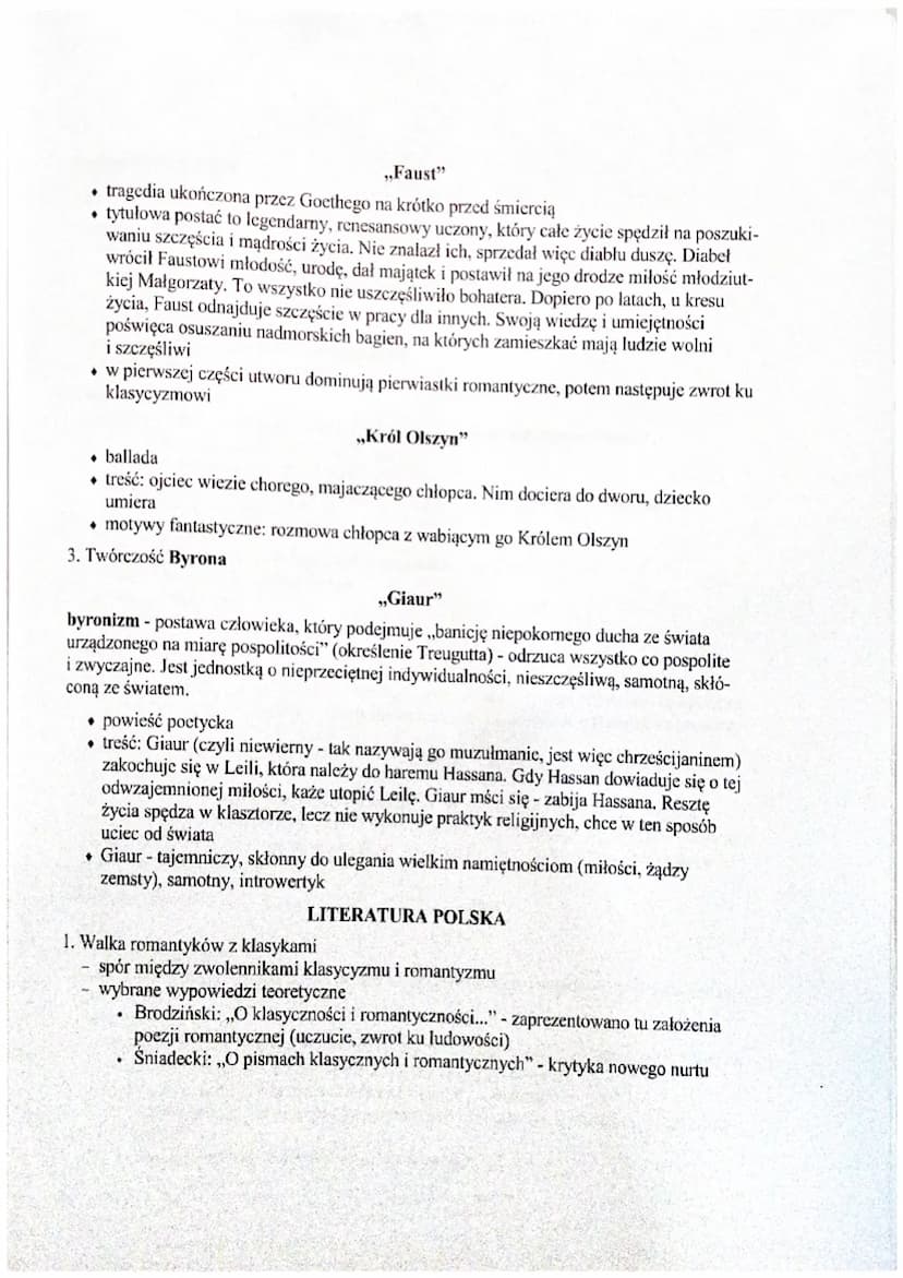 Romantyzm - informacje wstępne
1. Ramy czasowe
a) pierwsza połowa XIX wieku
b)w Polsce za początek epoki przyjmuje się rok 1822 (wydanie ,,B