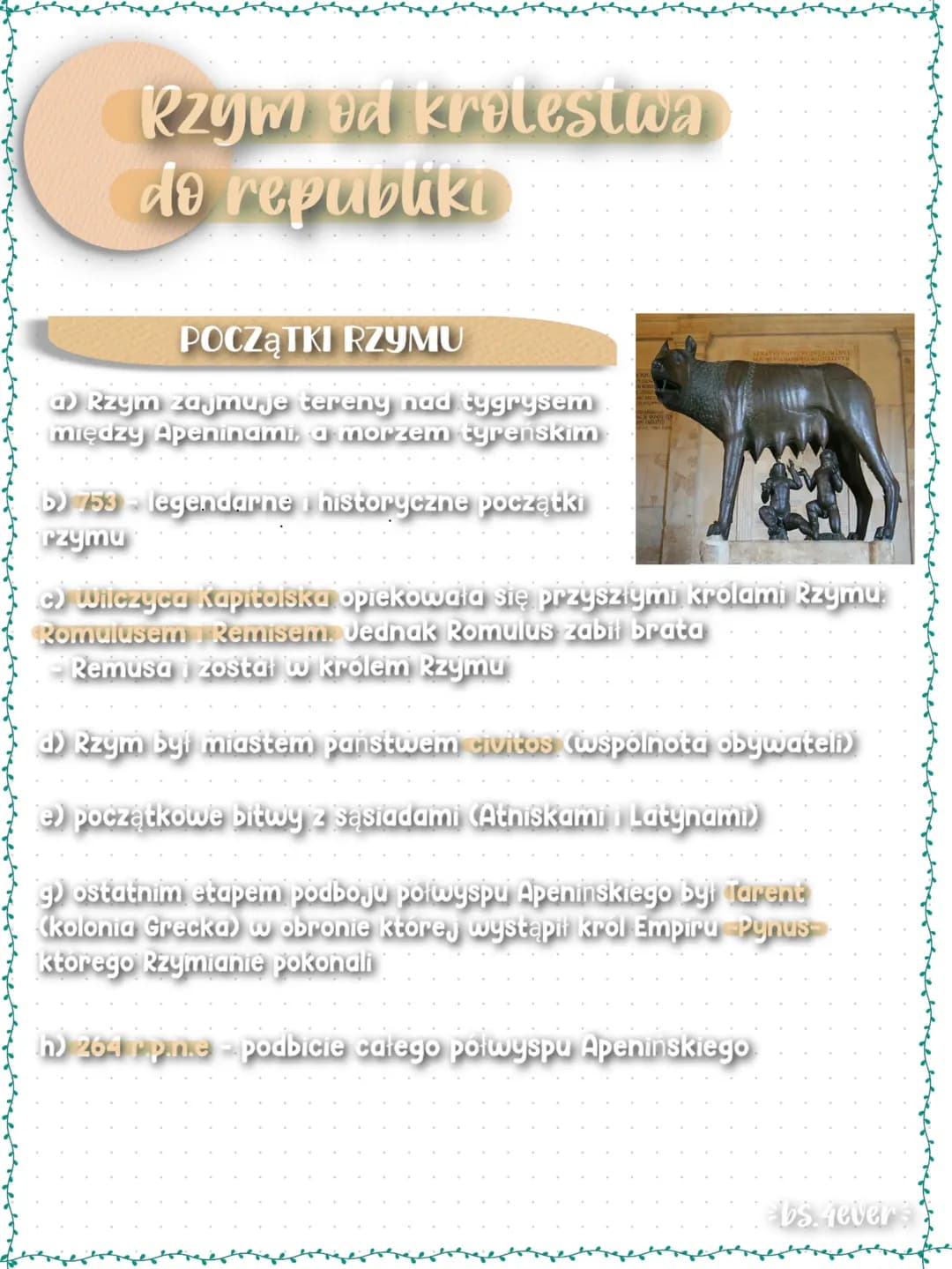 Rzym -od królestwa do republiki