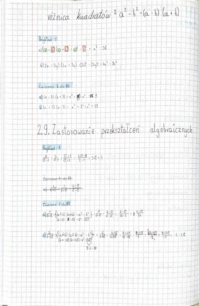 MA
2.1. Zhary
Przyklad 2
ATYKA
Dział: Język matematyki
Na diagramie obok przedstawiono zbiory:
B
C
B={1,2,3} = {6, 7}
C
13
6
2
7.
4
A
A-{1,2