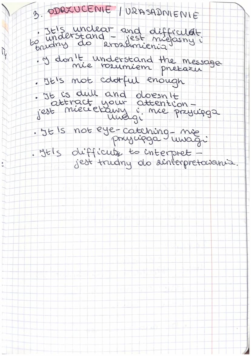 Ft
Matura ustna
1 Rozmowa wstępna
(2) Chmurki
OPINIA
•What do you think?
How about you?
1
ODRZUCENIE
to I don't think it's a good idea
I can