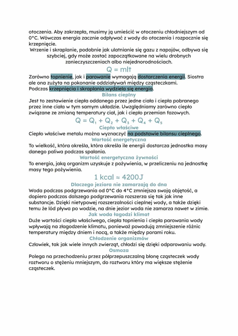 FIZYKA
Cząsteczki a stan skupienia.
a) Ciało stałe - cząsteczki drgają wokół położeń równowagi, odległości
między nimi są niewielkie. Ciało 