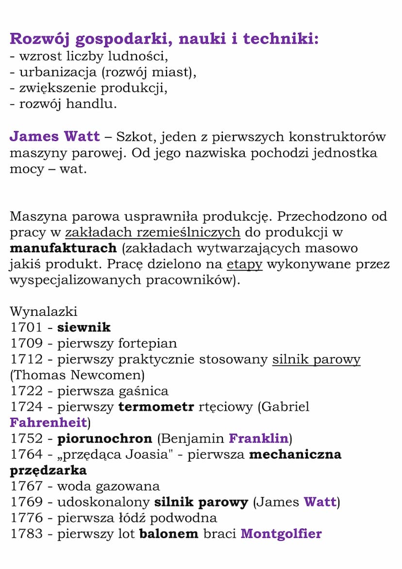 Europa i świat w XVIII
wieku
Cały dział, Dział IV
1.Kultura oświecenia
Wiek XVIII - „Stulecie świateł – epoka oświecenia
-
- postęp technicz