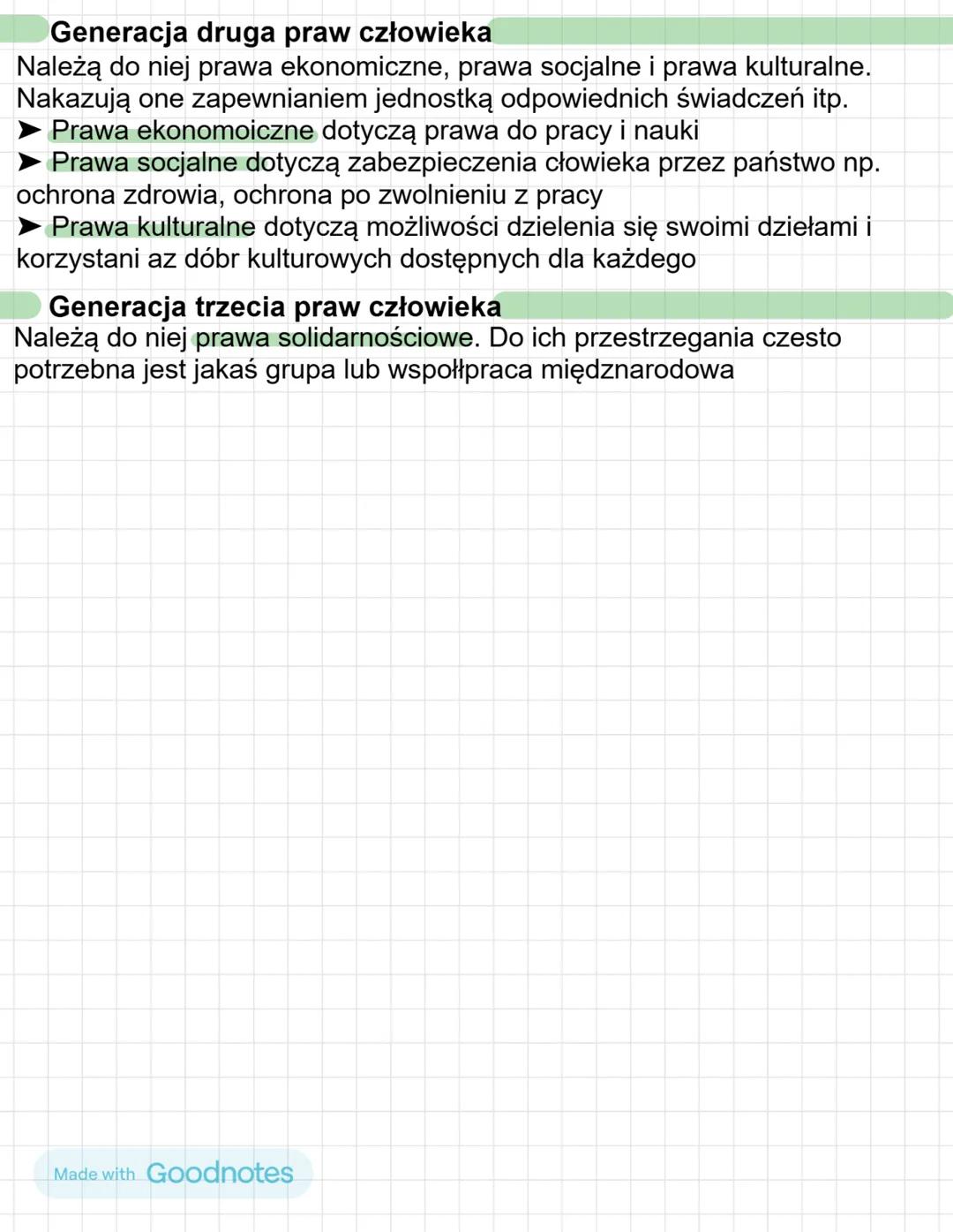 # WOS

T: Katalog praw człowieka

Prawa i wolności

Prawa nakładają one na państwo obowiązek spełniania ich i zepewneinei
jednostce ntego co