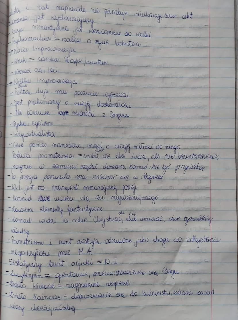 Lekja
Temat: Dziady l
-> Na baxie legend, opaciadom, wierzeń ludowych
> Homepja catavieraiństwa wy
Mickiewicza polega na tym,
zeby
= cierple