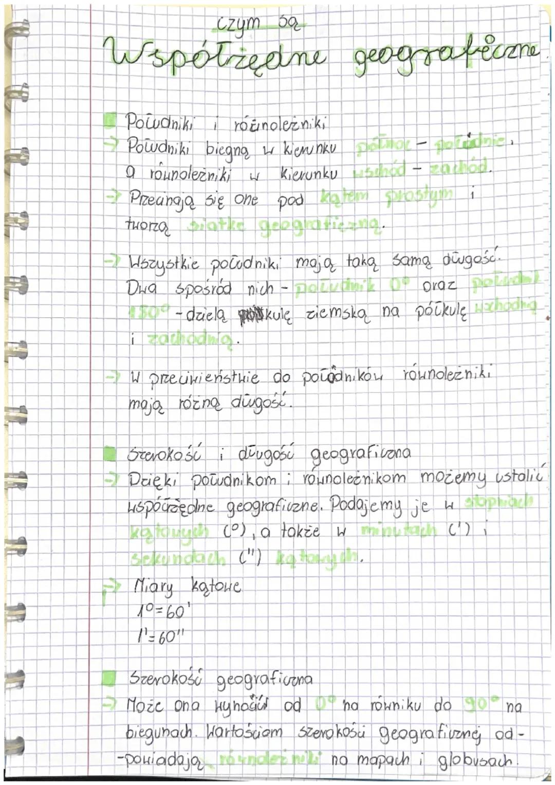 Czym są współrzędne geograficzne?