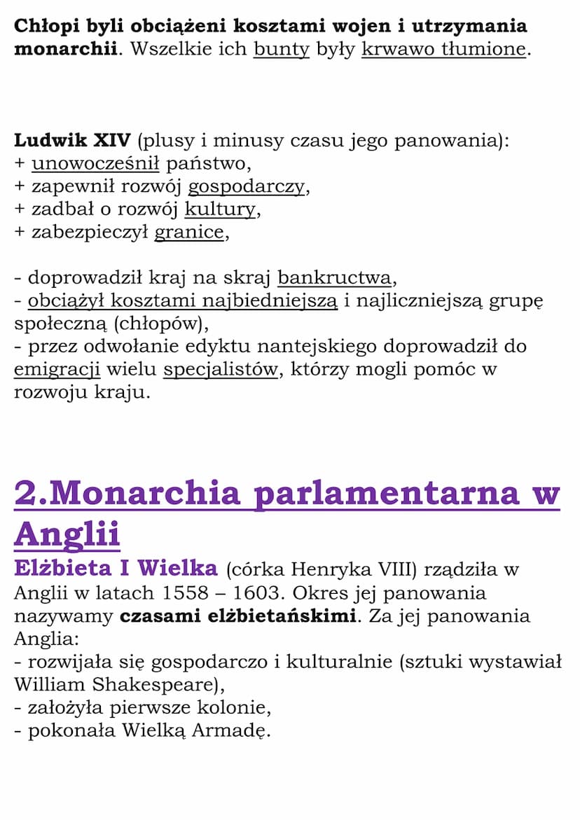 Europa i Ameryka w XVII i
XVIII wieku
Cały dział
Dział IV, kl 6, GWO
1.Absolutyzm we Francji
W latach 1562-1589 we Francji trwały wojny reli
