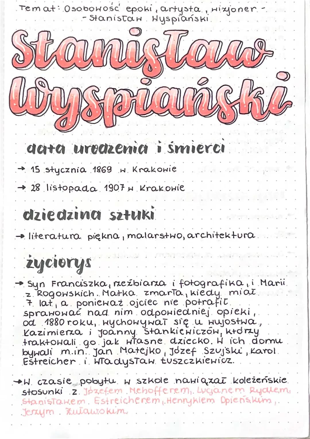 Stanisław wyspianski 