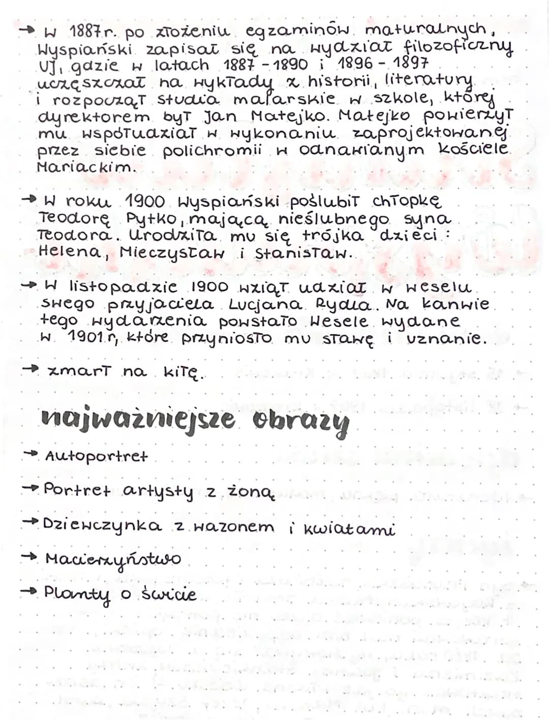 Temat: Osobowośc' epoki, artysta,wizjoner -.
- Stanisław Wyspiański.
Stanisław
Hyspiański
data urodzenia i śmierci
→ 15 stycznia 1869 w Krak
