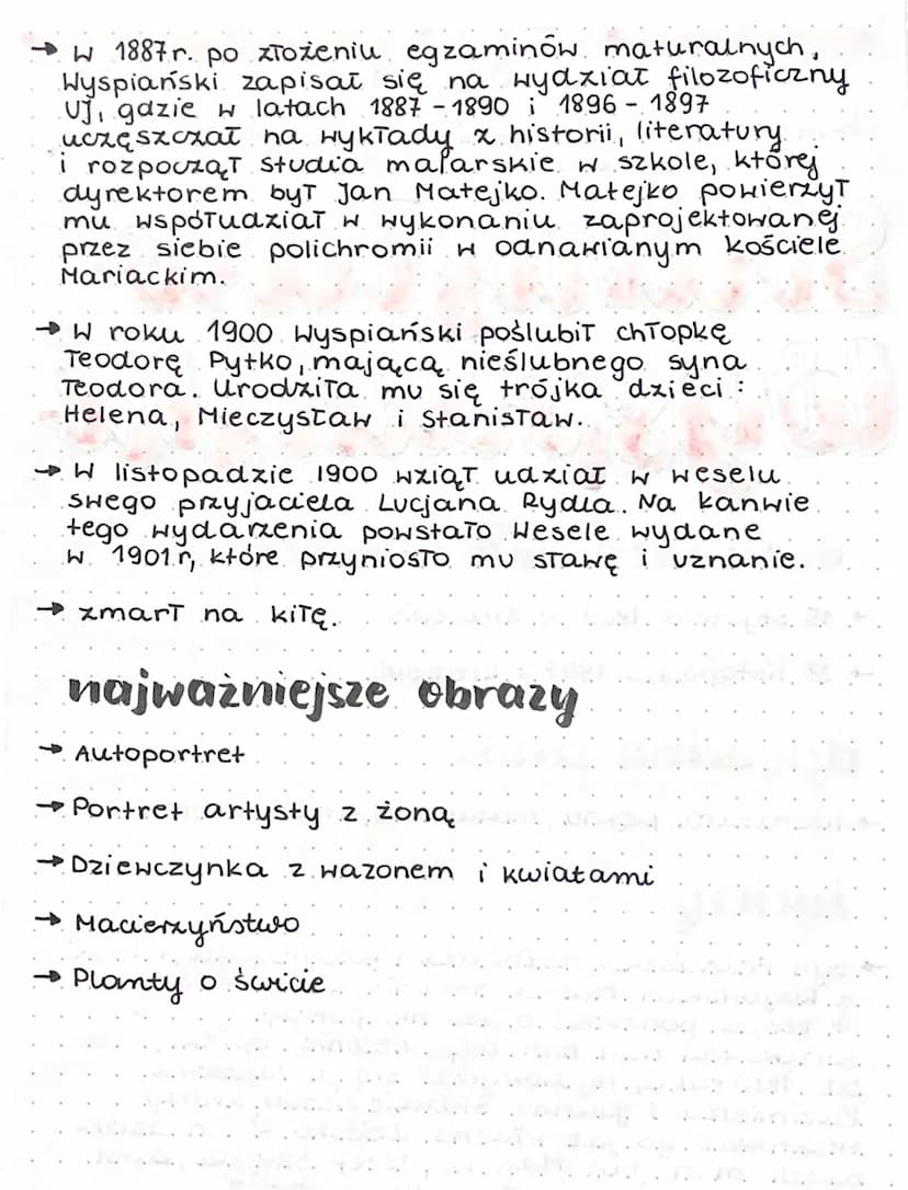 Temat: Osobowośc' epoki, artysta,wizjoner -.
- Stanisław Wyspiański.
Stanisław
Hyspiański
data urodzenia i śmierci
→ 15 stycznia 1869 w Krak