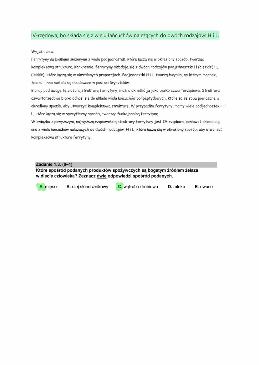 Biologia matura czerwiec 2022
Zadanie 1.
Wolne żelazo jest toksyczne dla komórek i z tego powodu jest ono prawie u wszystkich
organizmów mag
