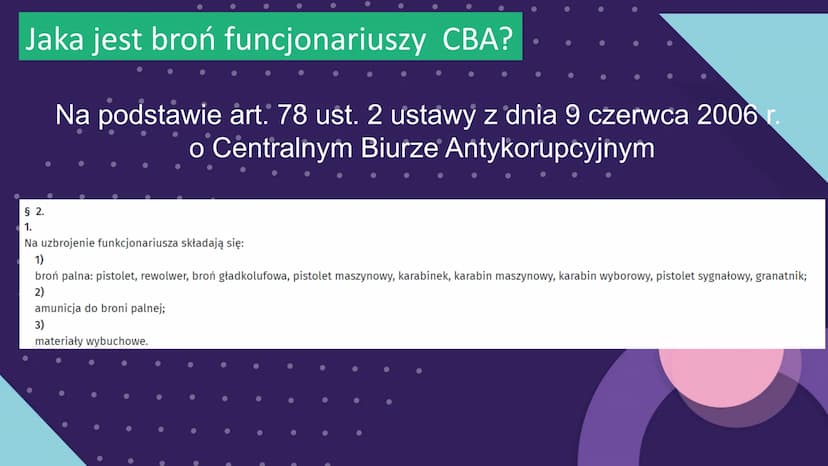 
<p>Centralne Biuro Antykorupcyjne (CBA) jest instytucją państwową zajmującą się działaniami antykorupcyjnymi. Jest to agencja współfinansow