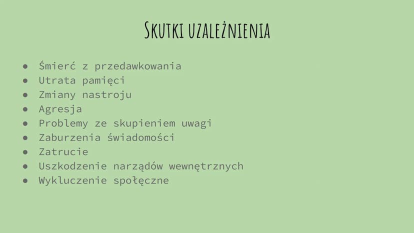 WPŁYW SUBSTANCJI
PSYCHOAKTYWNYCH NA ORGANIZM
CZŁOWIEKA
Aleksandra Gurgacz CZYM SĄ SUBSTANCJE PSYCHOAKTYWNE?
Są to związki chemiczne, które
w