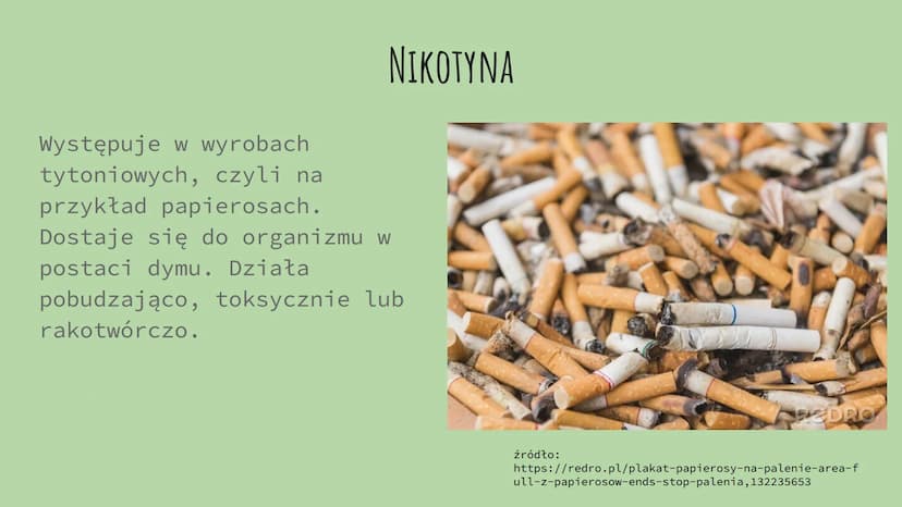 WPŁYW SUBSTANCJI
PSYCHOAKTYWNYCH NA ORGANIZM
CZŁOWIEKA
Aleksandra Gurgacz CZYM SĄ SUBSTANCJE PSYCHOAKTYWNE?
Są to związki chemiczne, które
w