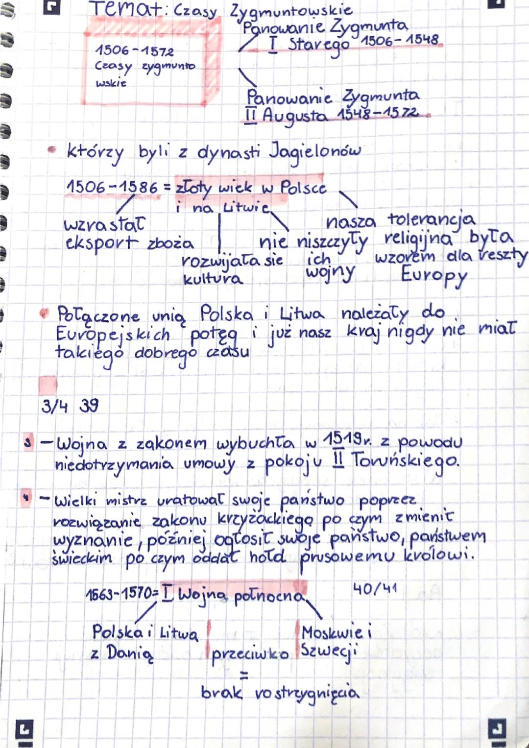 S
د
# Temat: Czasy Zygmuntowskie

*   1506-1572
    Czasy zygmunto
    wskie

*   Panowanie Zygmunta
    I Starego 1506-1548

*   Panowanie 