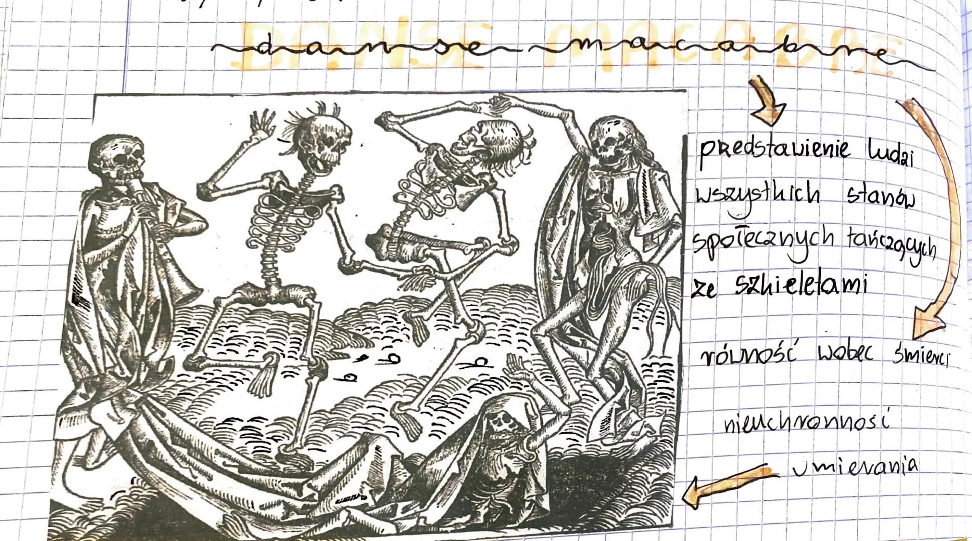 Trubadury
Skaldowie
rybatai
(pieśni,
historie)
#
Monarchia
feudalne
struktury
państwa
Teocentryzm
f
rozłam religii
minom
Ars Gene
moriente
"