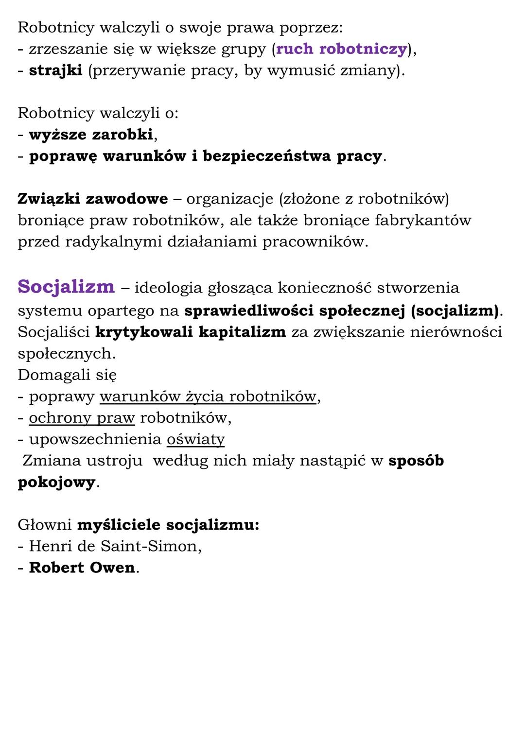 Nowe idee polityczne
Ideologie społeczno-polityczne w XIX w.:
- liberalizm,
- konserwatyzm,
- socjalizm,
- komunizm.
Czynniki, które prowadz