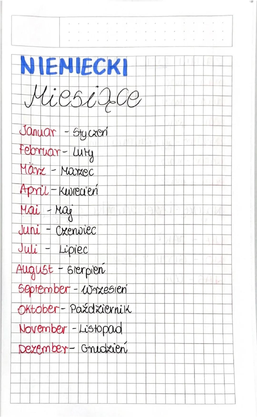 NIENIECKI
Miesiace
Januar - Styczeń
Februar - Luty
März - Marzec
April - Kwiecień
Mai - May
Juni - Czerwiec
Juli
-
Lipiec
August - Sierpien

