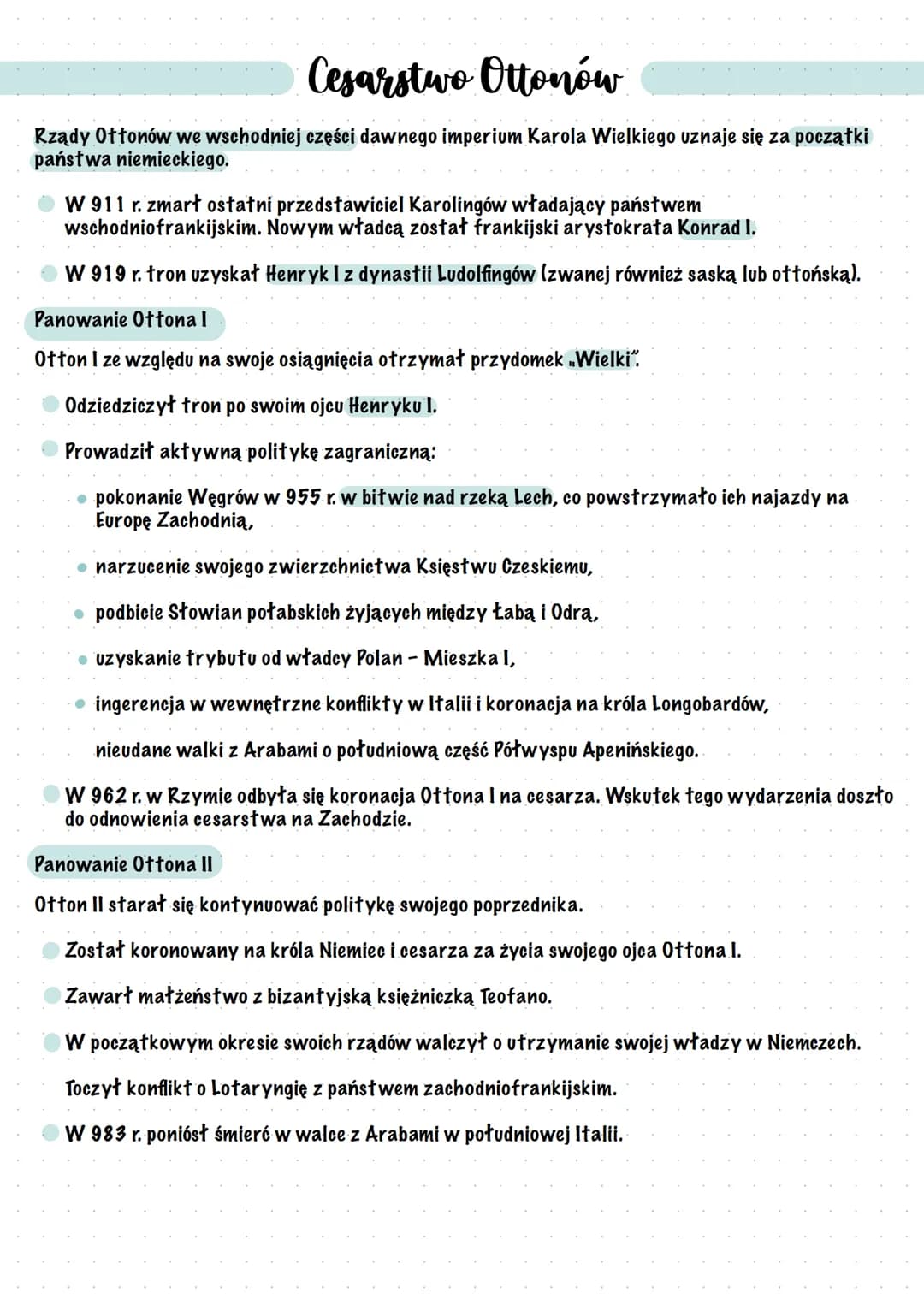 Cesarstwo Ottonów
Europa Zachodnia po śmierci Karola Wielkiego
Państwo Franków było wewnętrznie zróżnicowane, co negatywnie wpłynęło na dług