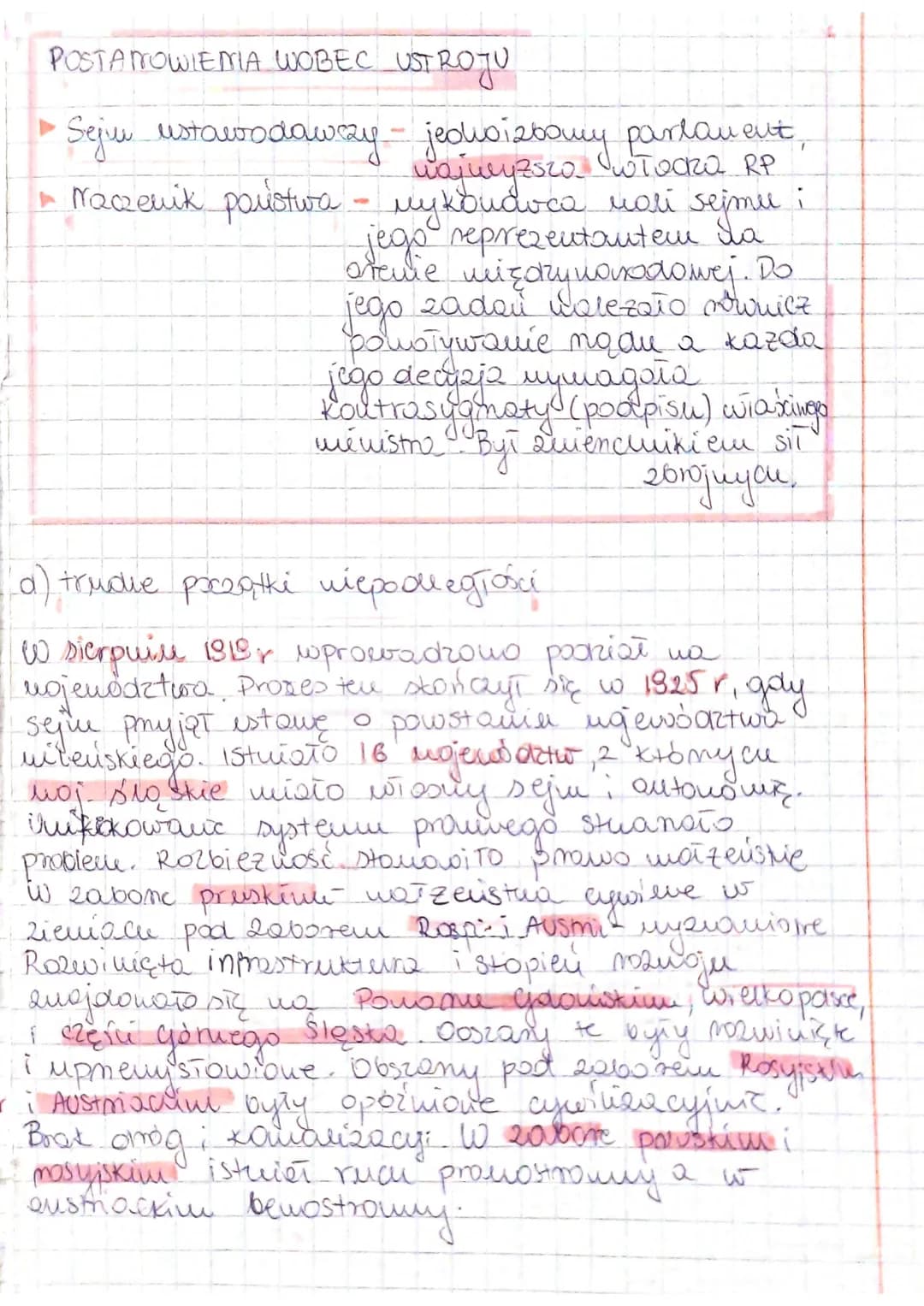 1) ODROPZEMIE RZECZYPOSPOLITEJ
7. M. 1918r - powstanie Tymiczasowego Rządu Ludowego
Republiki Polskiej
11. 11. 1918r -projęcie pmez Józefa P