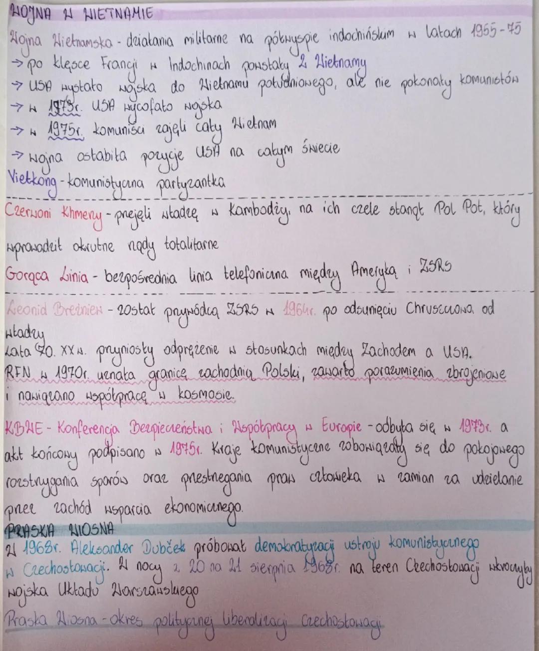 # WALKA WSCHÓD ZACHÓD

gen. Dwight Eisenhower-prezydent USA w latach 1953-61, prowadził politykę,
wsparcia antykomunistycznych rądów wielu p
