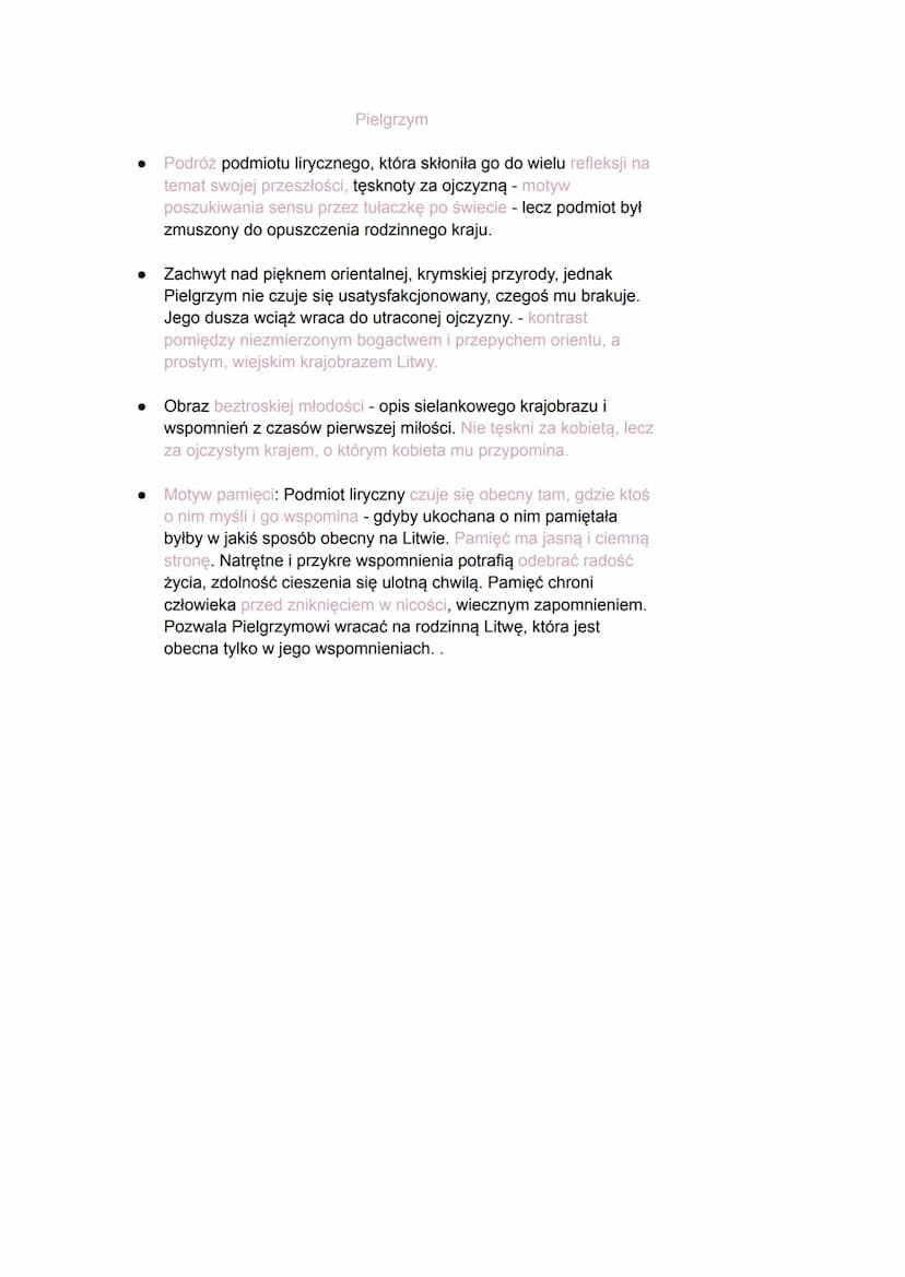 
<p>Cykl 18 utworów powstałych w etapie zesłania Adama Mickiewicza w głąb Rosji. Stanowią opis podróży poety na półwysep krymski latem i jes