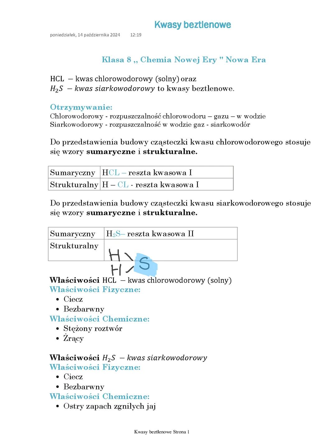 Kwasy beztlenowe