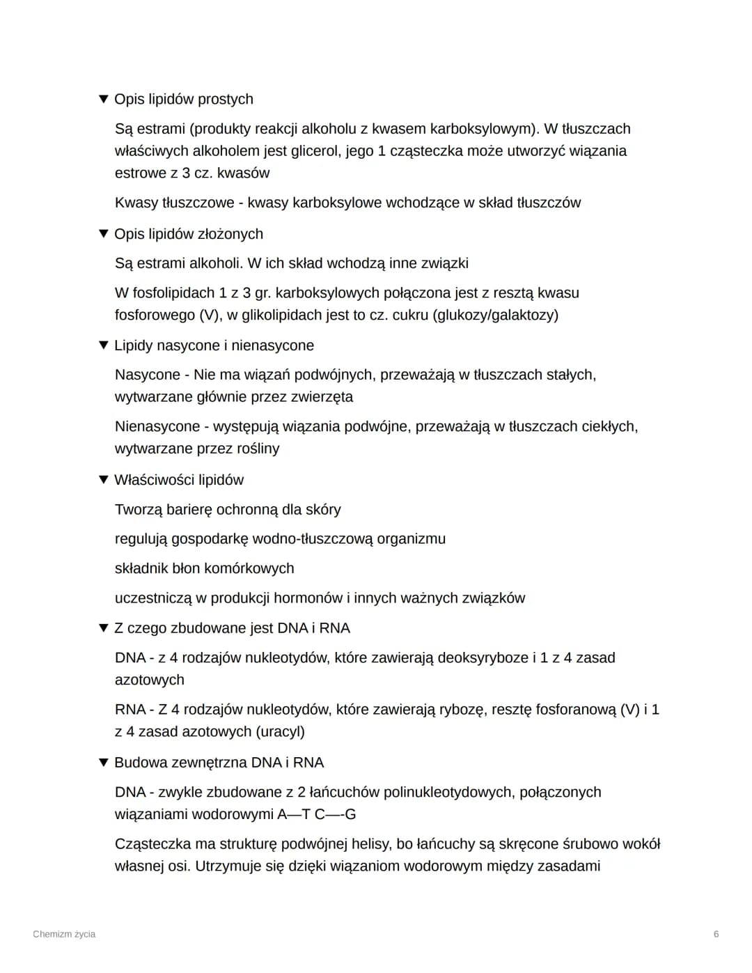 Chemizm życia
Chemizm życia
Checkbox
Trudność Średnie
@September 12, 2023
▼ Czym różni się obserwacja od doświadczenia
Obserwacja - badacz n