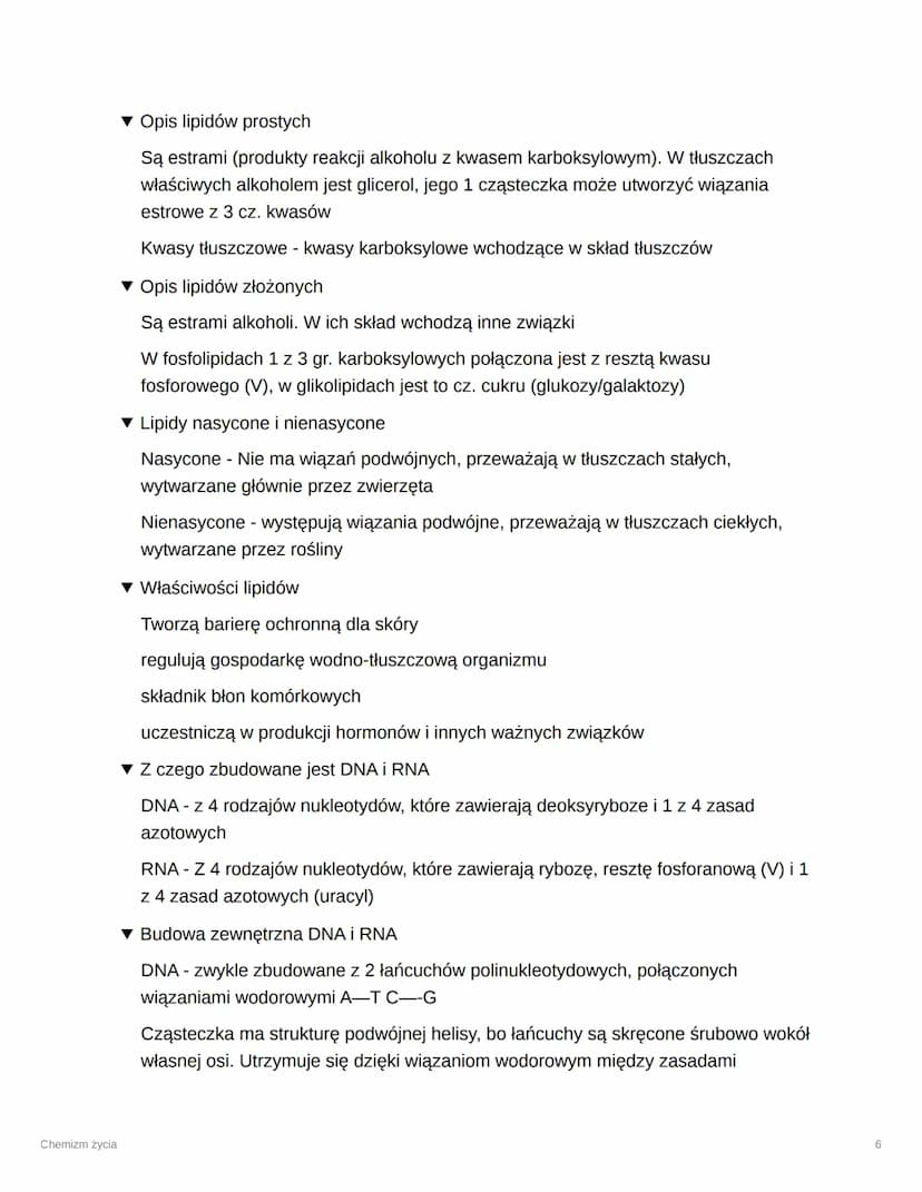 Chemizm życia
Chemizm życia
Checkbox
Trudność Średnie
@September 12, 2023
▼ Czym różni się obserwacja od doświadczenia
Obserwacja - badacz n