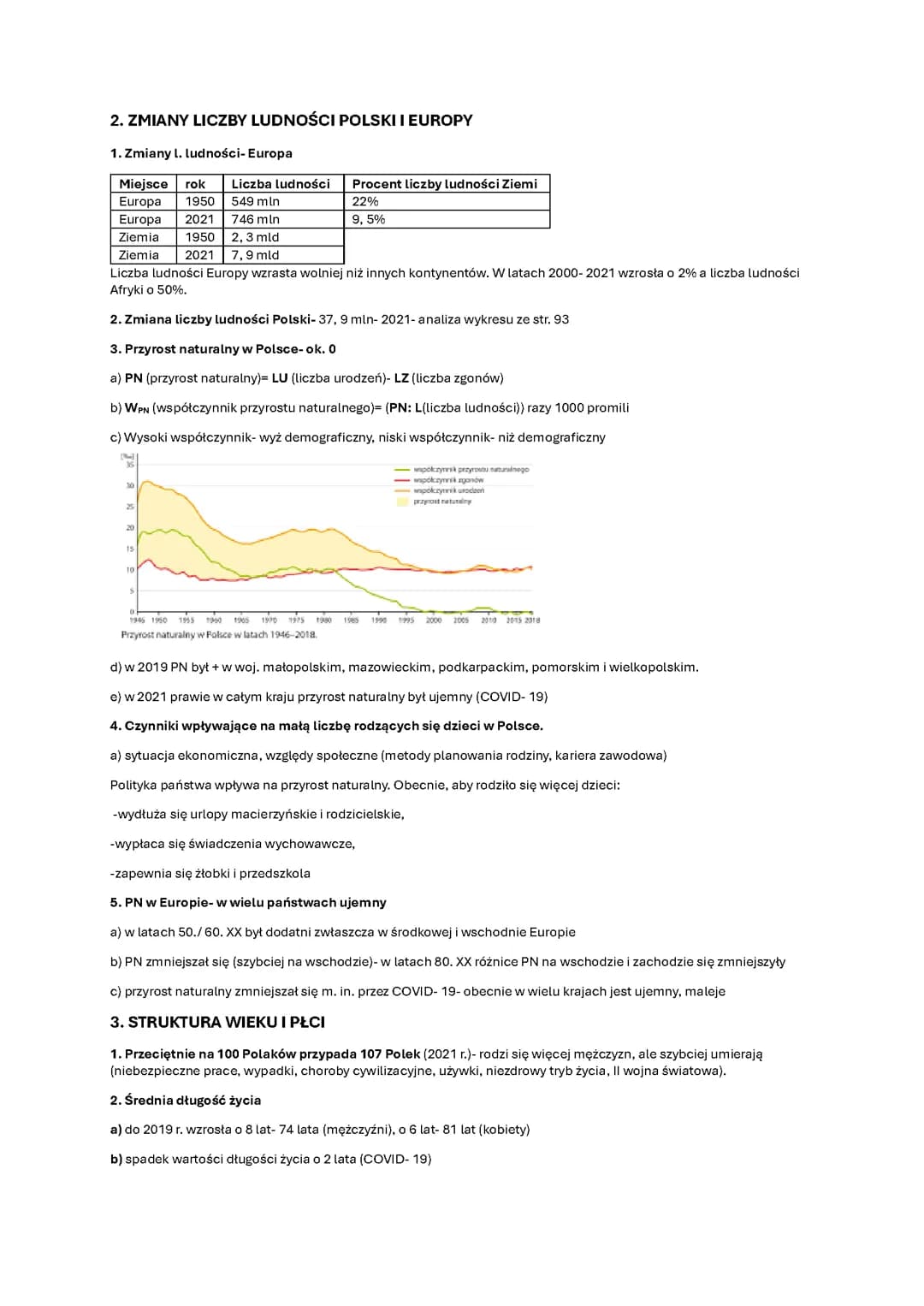 Geografia klasa 7 dział 2 lekcje 2- 6
