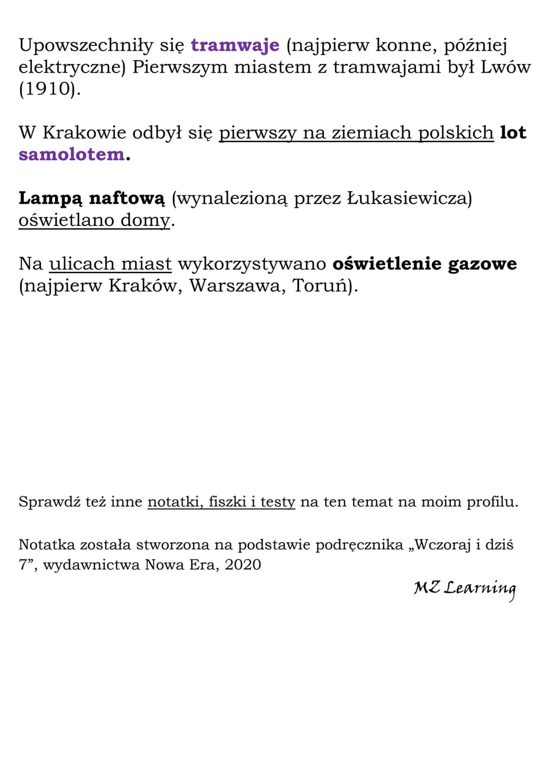 
<h2 id="rozwjgospodarczyziempolskich">Rozwój gospodarczy ziem polskich</h2>
<p>Rozwój gospodarczy ziem polskich przebiegał w różnym tempie 