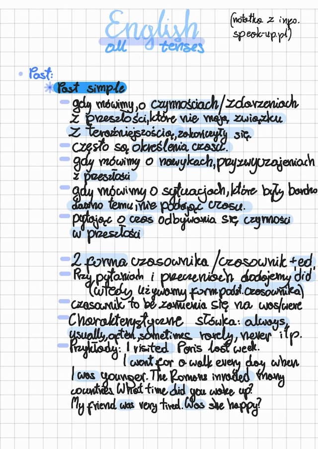 Know Wszystkie czasy w angielskim thumbnail