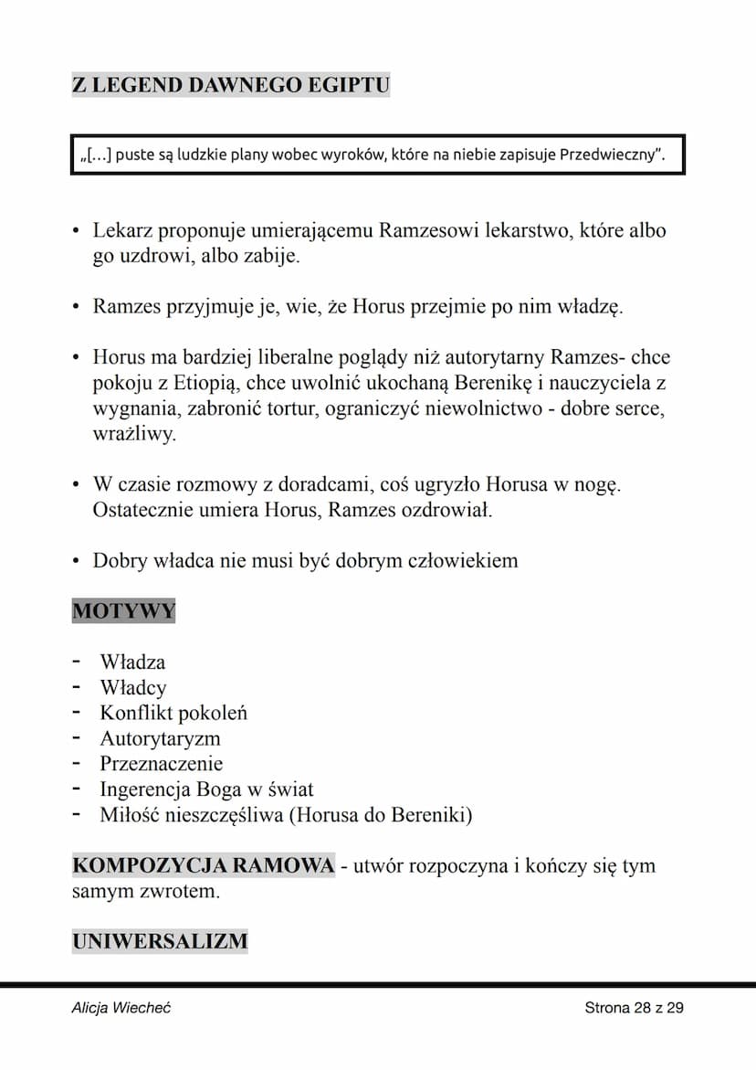 4. Z legend dawnego Egiptu
BOLESŁAW PRUS
-
-
-
-
-
Aleksander Głowacki
Pochodzenie szlacheckie, uboższa
Rodzice wcześnie umarli,
zajmowała s
