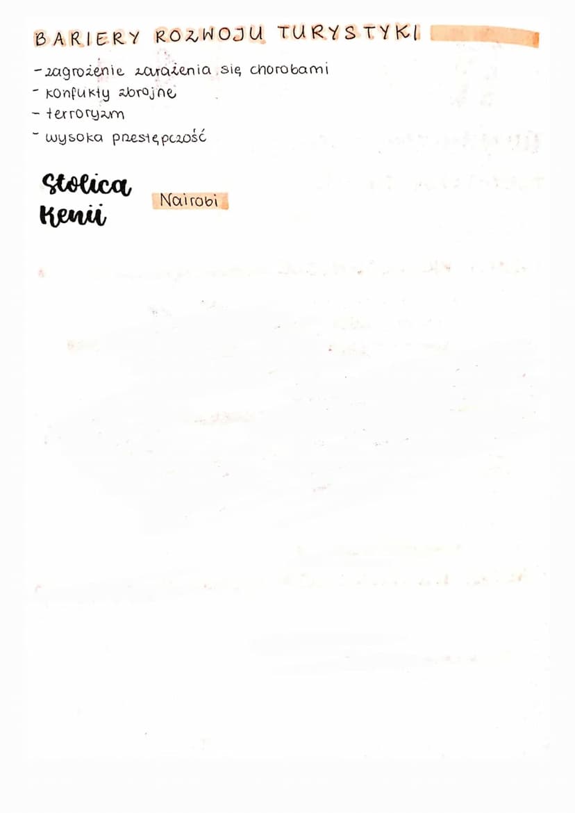 Kenia
Turystyczny potencjał
TURYSTYKA W KENII
TURYSTYKA W KENII
→ Obecnie Kenia jest jednym z najpopularniejszych turystycznie
krajów Afryki