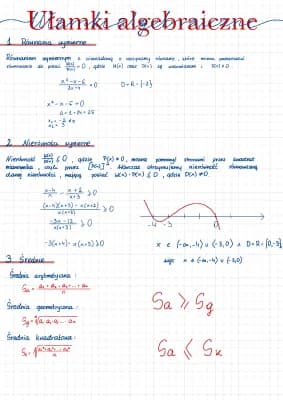 Know ułamki algebraiczne i funkcja wymierna thumbnail