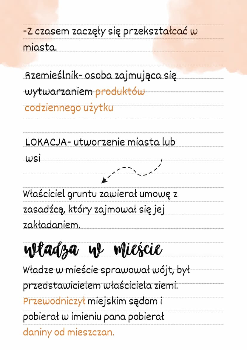 średniowieczne miasto
i wies
-Początkowo miasta istniały gdzie ziemia
była pod władzą rzymian
-Na pozostałym obszarze budowano
grody
Gród to
