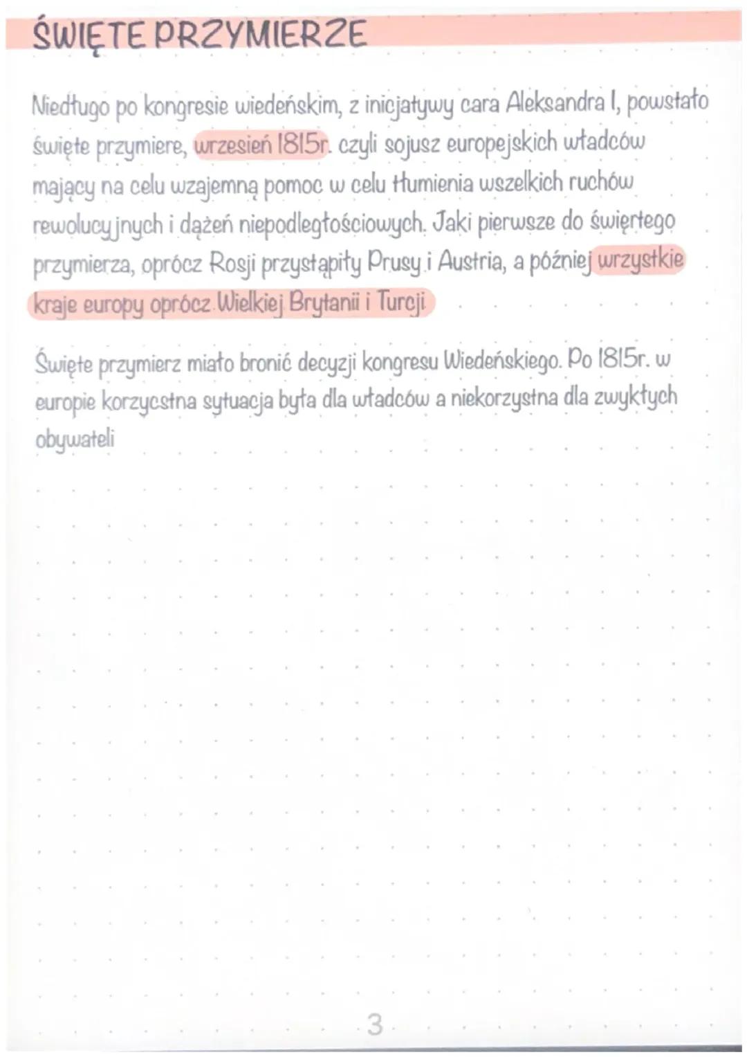 KONGRES WIEDENSKI
KONGRES WIEDEŃSKI INJEGO ZASADY
We wrześniu 1814 do wiednia przybyli przedstawiciele z prawie
wrzystkich państw europejski