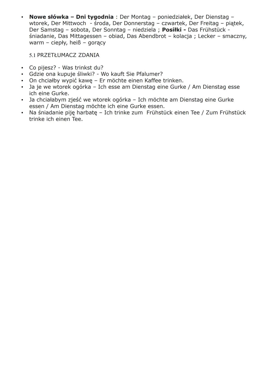 1. PYTANIA W JĘZYKU NIEMIECKIM
Was? - Co?
Wo? Gdzie?
Woher? Skąd?
Wann? - Kiedy?
Wer? - Kto?
Wie viel? - Ile?
1.1
Pytania w języku niemiecki