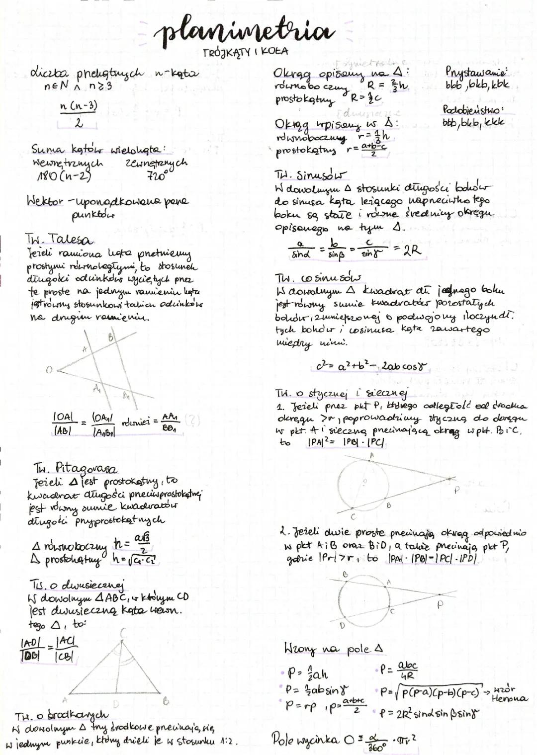 Geometria Płaska dla Dzieci: Wzory, Zadania i Pojęcia