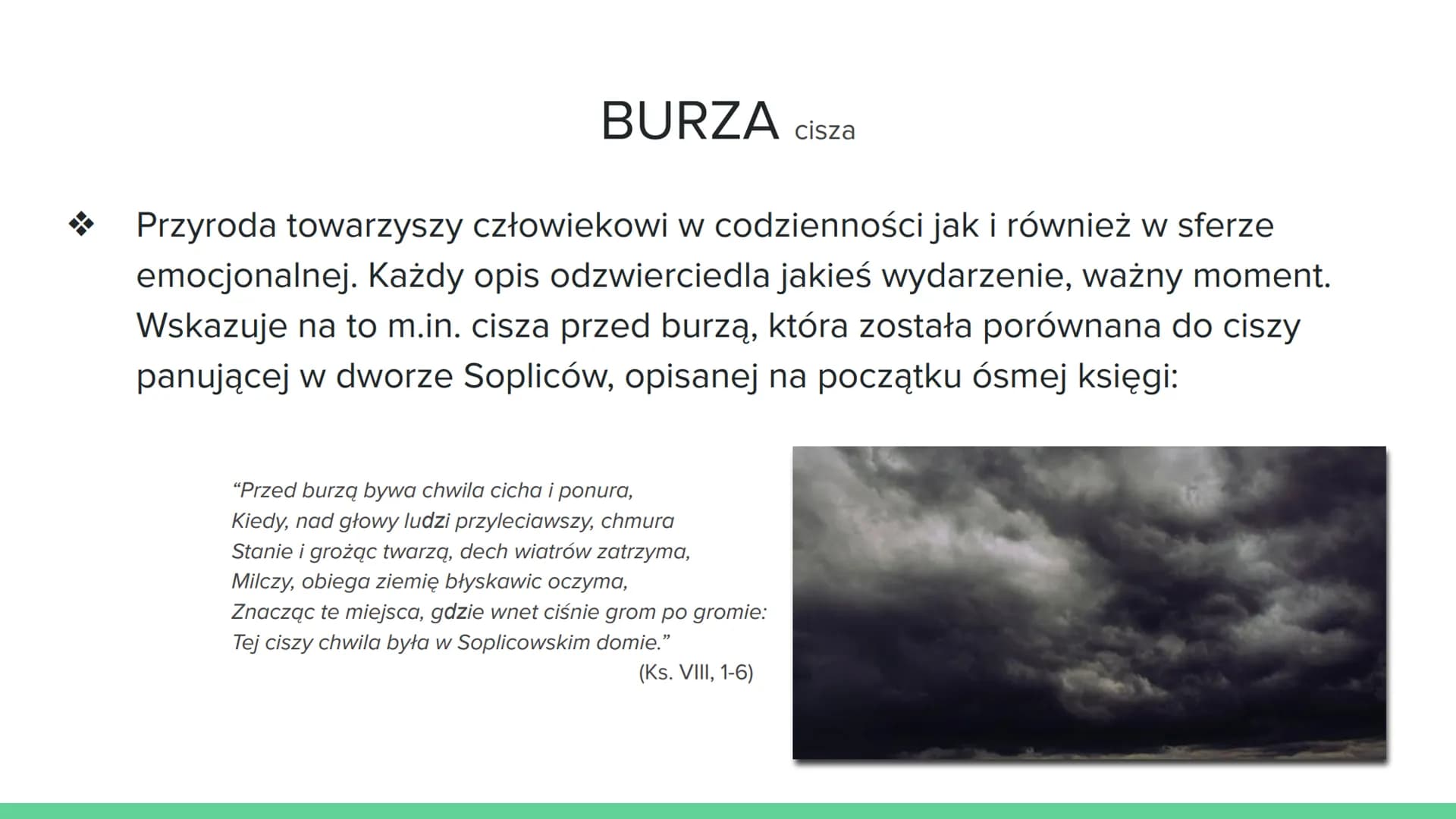 PRZYRODA Wschód słońca
W „Panu Tadeuszu" Adama Mickiewicza wschody i zachody słońca pełnią rolę symboliczną.
Przede wszystkim są swoistym ze